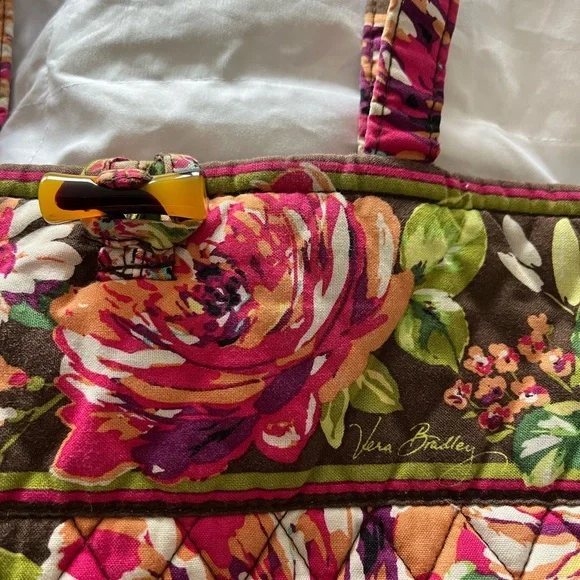 Vera Bradley English Rose Tote - Picture 3 of 9